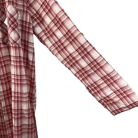 NEW Hem & Thread Small Duster Top Open Front Long Sleeve 3/4 Tabs NEW - Picture 8 of 12
